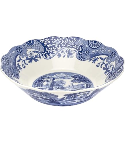 Amazon.com | Spode Blue Italian Brocato 12 Piece Dinnerware Set